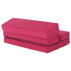 Skládací matrace/křeslo, 2v1, růžová magenta, VEDIS