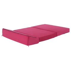 Skládací matrace/křeslo, 2v1, růžová magenta, VEDIS