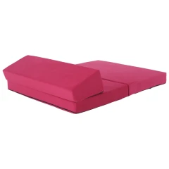 Skládací matrace/křeslo, 2v1, růžová magenta, VEDIS