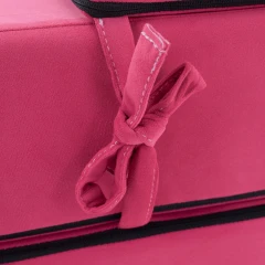 Skládací matrace/křeslo, 2v1, růžová magenta, VEDIS