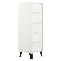 Komoda BOGAN 5S40, bílá