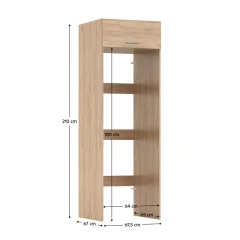 Skříňka nad pračku a sušičku, dub artisan, JERGI