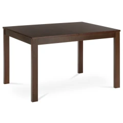 Jídelní stůl rozkládací 120+30x80x74 cm, deska MDF, dýha, nohy masiv, oŕech BT-6778 WAL