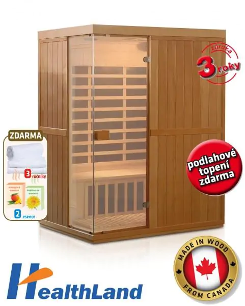 V-Garden Infrasauna DeLuxe 3003 Carbon