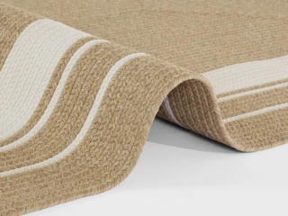 NORTHRUGS - Hanse Home koberce kusový koberec Braided 105556 Creme Beige – na ven i na doma