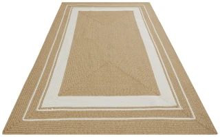 NORTHRUGS - Hanse Home koberce kusový koberec Braided 105556 Creme Beige – na ven i na doma