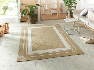 NORTHRUGS - Hanse Home koberce kusový koberec Braided 105556 Creme Beige – na ven i na doma