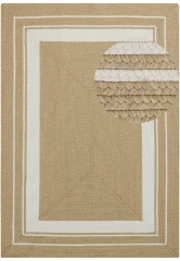 NORTHRUGS - Hanse Home koberce kusový koberec Braided 105556 Creme Beige – na ven i na doma