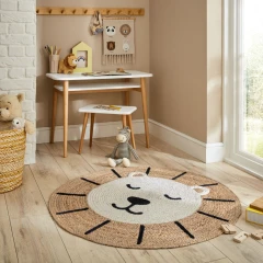 Flair Rugs dětský koberec Jute Kids Lion Natural