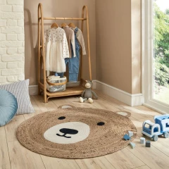 Flair Rugs dětský koberec Jute Kids Bear Natural