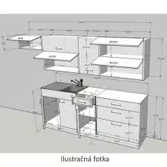 Kuchyňská linka JURA NEW B č.2