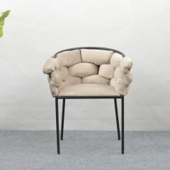 Jídelní křeslo, šedohnědá Taupe Velvet látka/černá, DOROTA