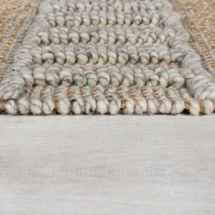 Kusový koberec Jubilant Medina Jute Natural/Grey č.5