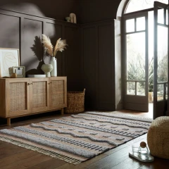 Kusový koberec Jubilant Medina Jute Natural/Grey č.2