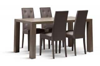 Jídelní stůl Leon + židle Five