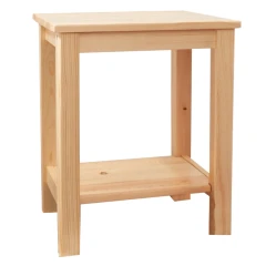 Noční stolek FOSIL - masiv / přírodní č.1