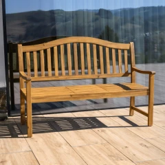 Zahradní lavička se stolkem, akáciové dřevo, TAIMA