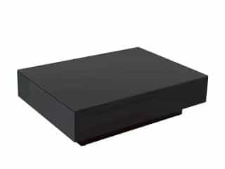 Konferenční stolek Kostka LAW3/11 - černá/černá lesk č.1