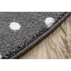 Dywany Łuszczów dětský kusový koberec Petit Bunny grey kulatý