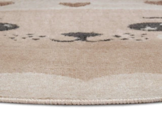Hanse Home dětský koberec Adventures 105963 Cream Beige kruh