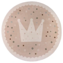 Hanse Home dětský koberec Adventures 105971 Cream Beige kruh