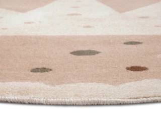 Hanse Home dětský koberec Adventures 105971 Cream Beige kruh