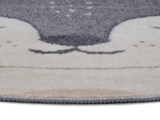 Hanse Home dětský koberec Adventures 105965 Cream Grey kruh
