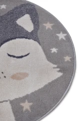 Hanse Home dětský koberec Adventures 105965 Cream Grey kruh