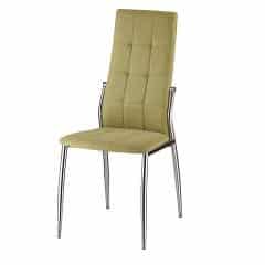 Židle, zelená látka / kov, ADORA