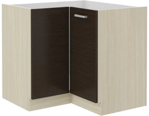 Kuchyňská skříňka Christo 90x90 ND 2F BB dub ferrara/legno tmavé