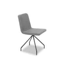 Jídelní židle, šedá / černá, TALIP