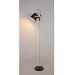 Stojací lampa, černá / bronz, Cindy Typ 3