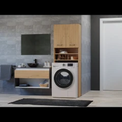 Skříňka nad pračku Pema dub artisan