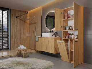 Koupelnová skříňka Noeli 3DK1K dub artisan