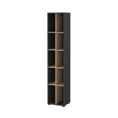 Knihovna Sigal 587 šedá/jackson hickory