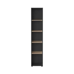 Knihovna Sigal 590 šedá/jackson hickory
