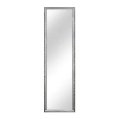 Zrcadlo, stříbrný dřevěný rám, MALKIA TYP 3