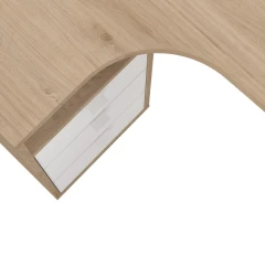 Psací stůl rohový Sigal 600/03 jackson hickory/bílá