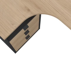 Psací stůl rohový Sigal 600/03 šedá/jackson hickory