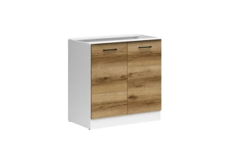 Kuchyňská skříňka Junona Line D2D/80/82, dub delano