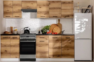 Kuchyňská skříňka Junona Line D1D/40/82 L BBL, dub delano č.4