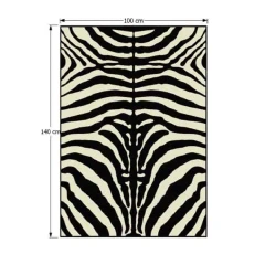 Koberec, vzor zebra, 100x140, ARWEN