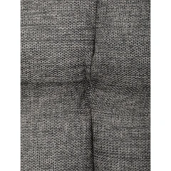 Židle jídelní, šedá vodoodpudivá látka, černý matný lak, kovové nohy DCH-J2139 GREY2