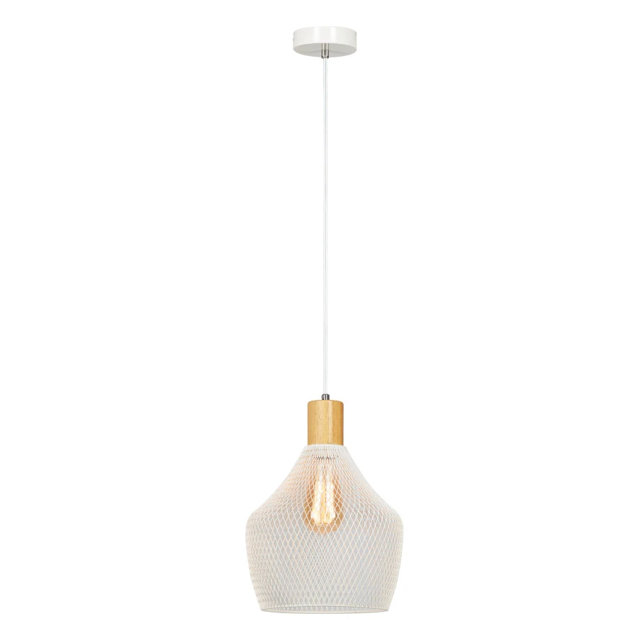 Visící lampa KOLEN, bílá
