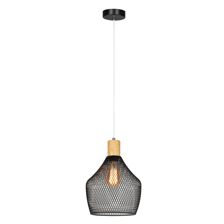 Visící lampa KOLEN, černá