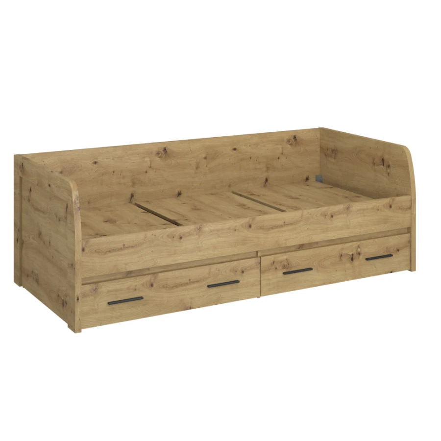 Postel 2S AIRON - 90x200, dub artisan