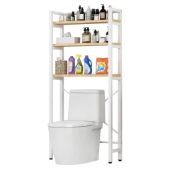 Regál BALRAM nad WC, bílá