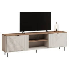 TV stolek, kašmír/dub castello, EYCO 2D/180