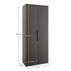 Skříň, antracit, ADAPO ADP01