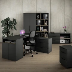 PC stůl, antracit, ADAPO ADP03